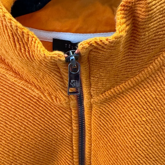 Like New Ted Baker London Millom L/S Textured Half Zip Golf Pulllover Sweater - Picture 2 of 7